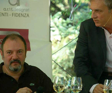 Con Carlo Lucarelli